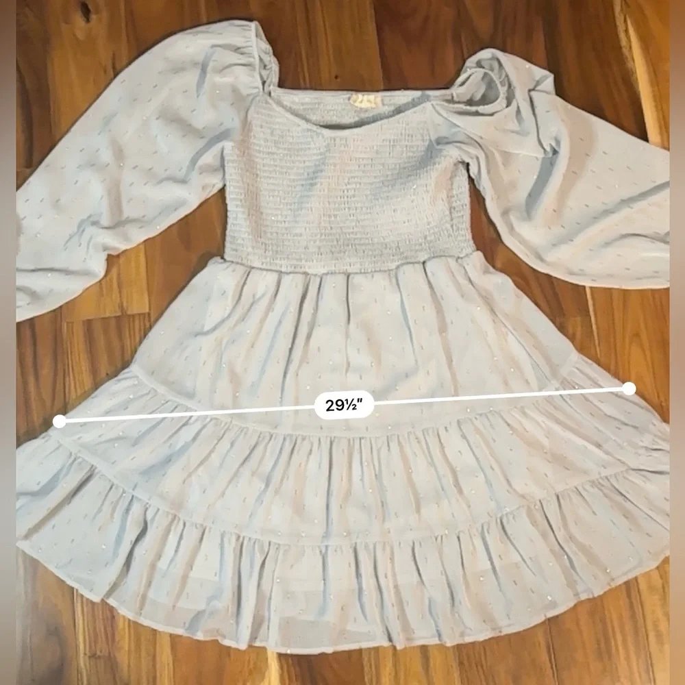 Altar’d State Babydoll Smocked Milkmaid Dress - Picture 9 of 14